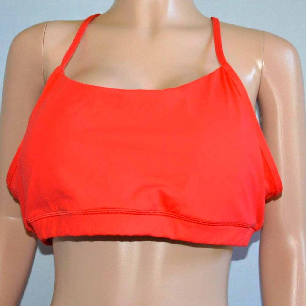 Spaghetti Strap Padded Sports Bra Women -Y Back Yoga Workout Top Size 4XL